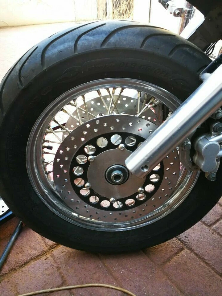 Disco de rotor de freno delantero para Yamaha V-Star Virago XVS650 XVS 650 XV535 S Classic Foto 4 de 4