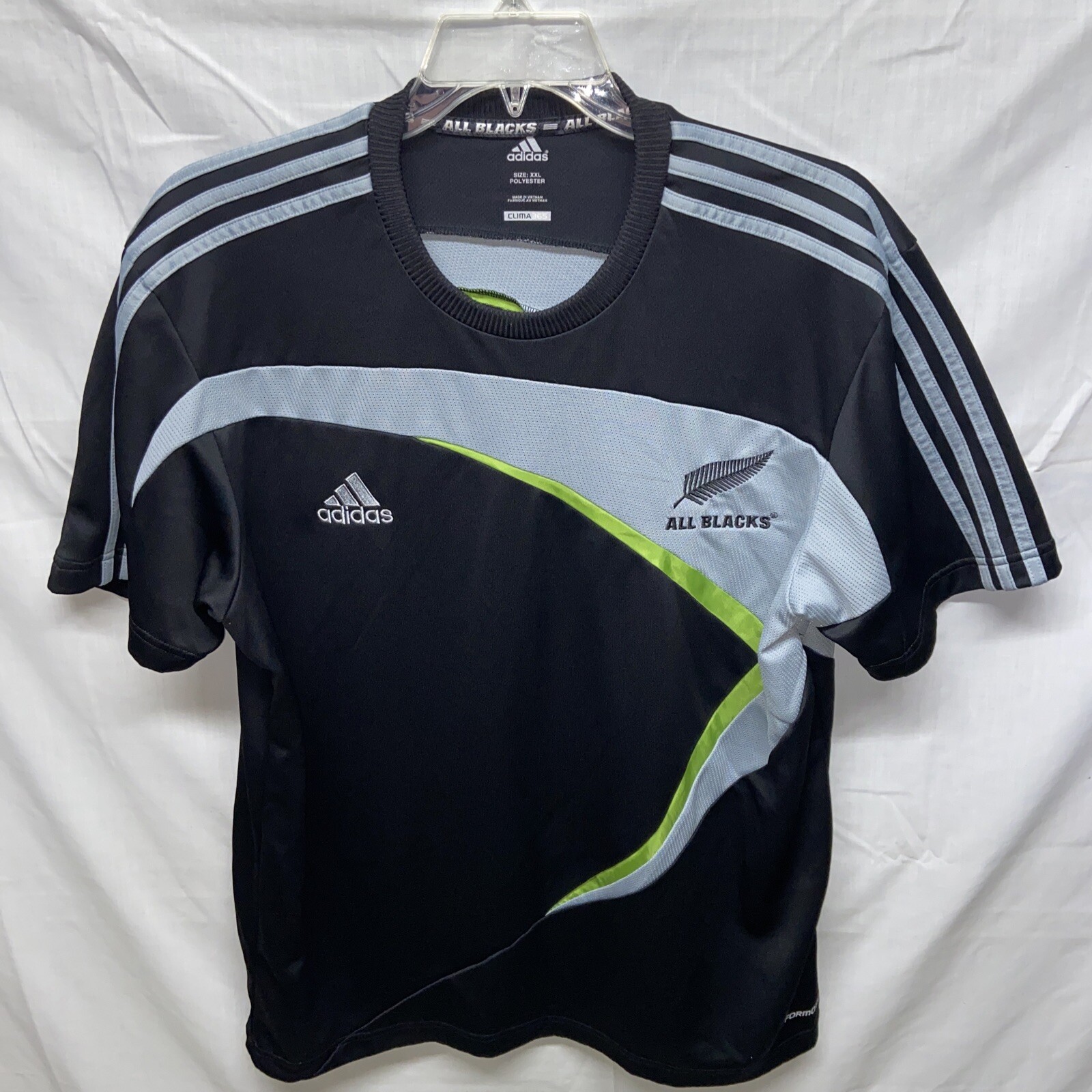 Adidas Clima365 Black Athletic Sport Shirt Womens Size 2XL Athleisure Tennis