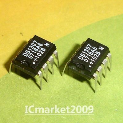 50 PCS DS1307 DIP DS1307N DS1307 1307 64 x 8 Serial I2C Real-Time Clock Chip IC