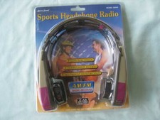 RARE VINTAGE LENOXX SOUND SPORTS HEADPHONE RADIO 885M-SEALED
