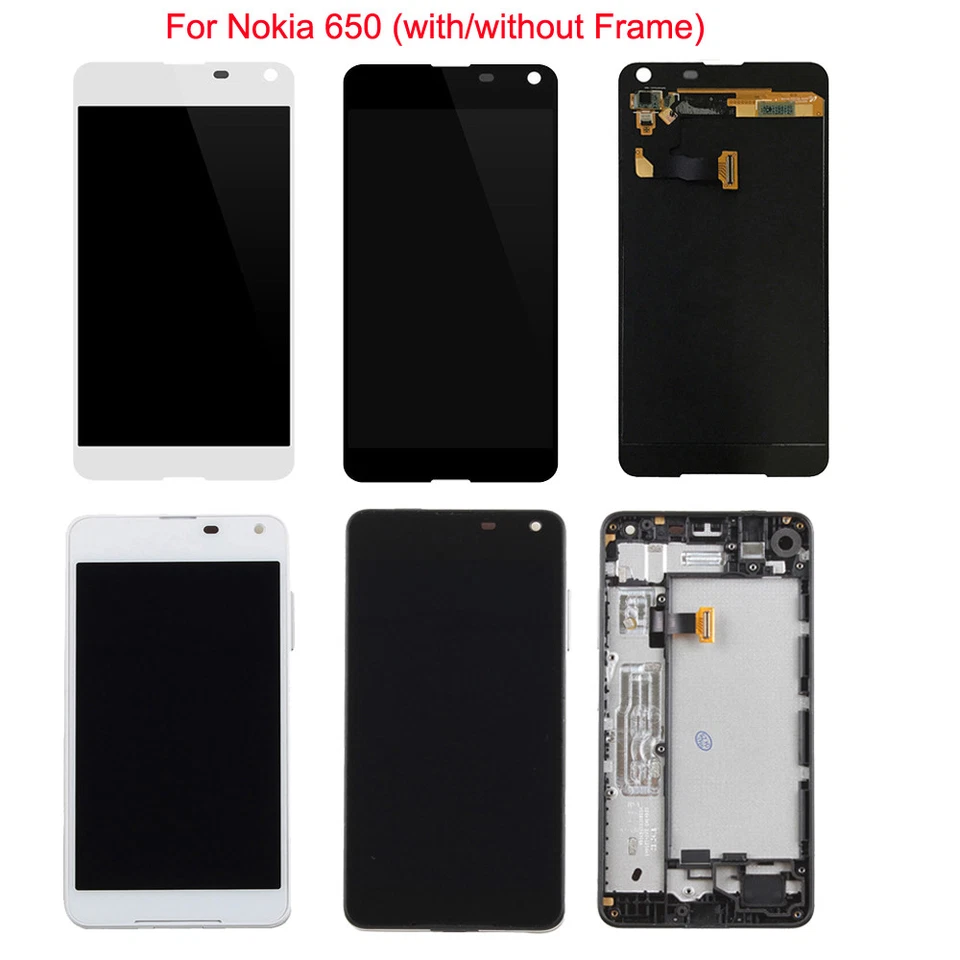 Lote Nokia 520 630 640 800 920 1020 / XL Pantalla LCD Pantalla Táctil Digitalizador Marco Foto 2 de 4