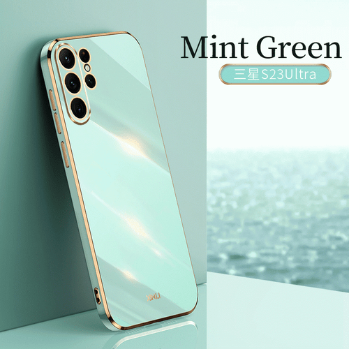 Funda cordón de cadena enchapada para Samsung S23 S22 Ultra S21 S20FE A53 A54 A52 - Imagen 22 de 22