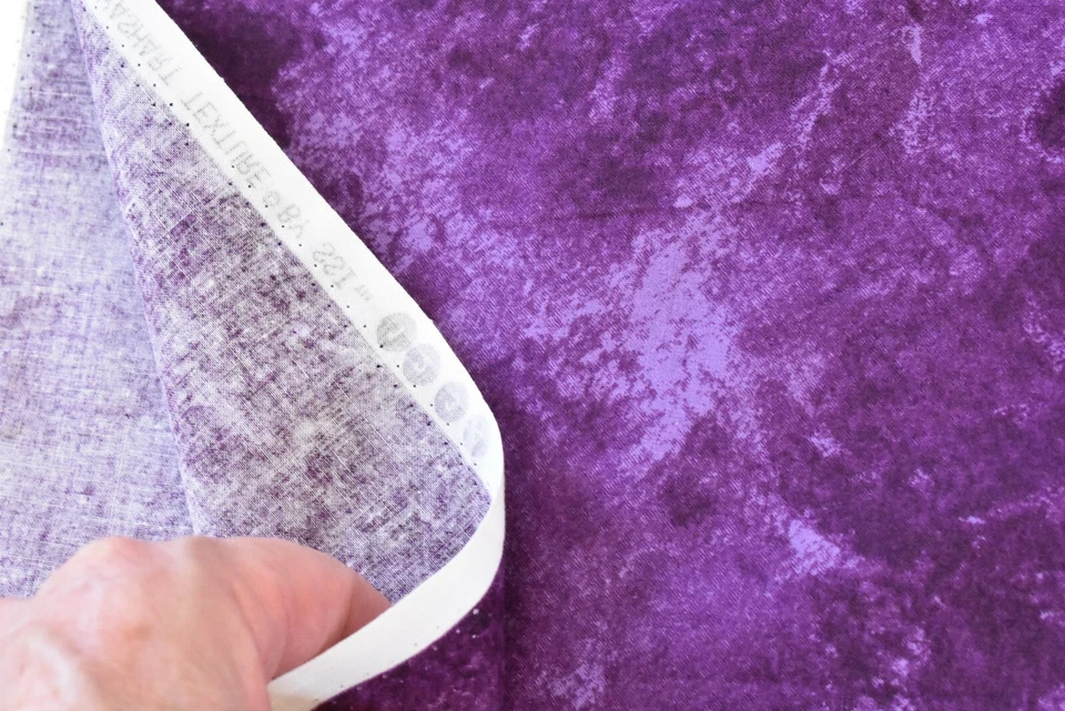 33" Long, Marbled Purple Quilt, SSI/Washart Texture, N406 - Image 4 of 4