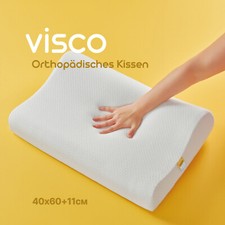 Orthopädisches Memory Foam Kissen Kopfkissen Nackenstützkissen Viscoschaum Visco