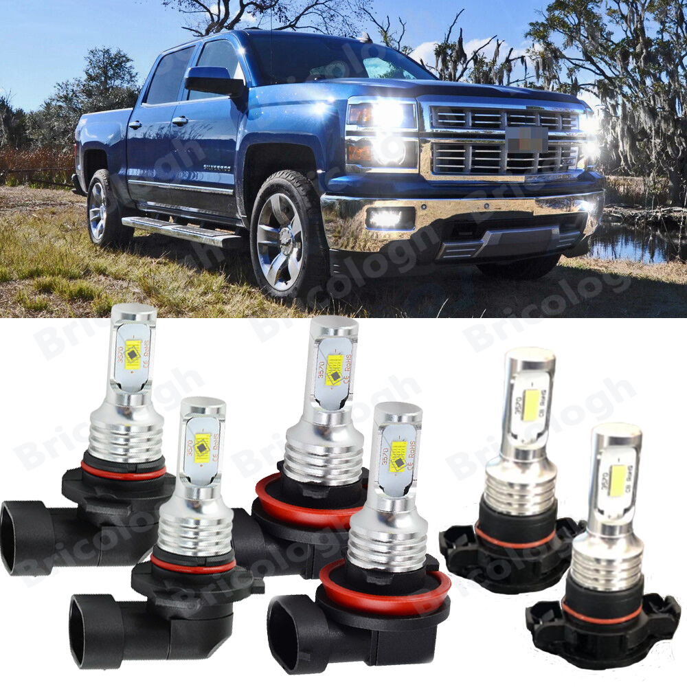 Para For Chevy Silverado 1500 2500 2007-2015 Faro LED Hi / Lo