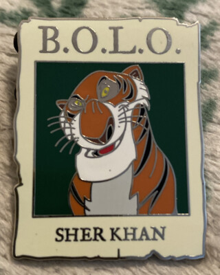 Disney Cast Exclusive Sher Khan Pin BOLO Be on the Look Out Jungle Book