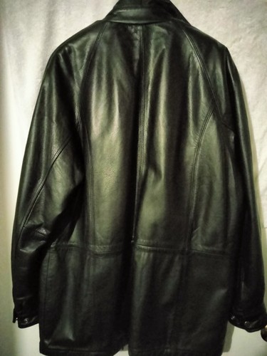 London Fog Leather Jacket Medium - Picture 2 of 5