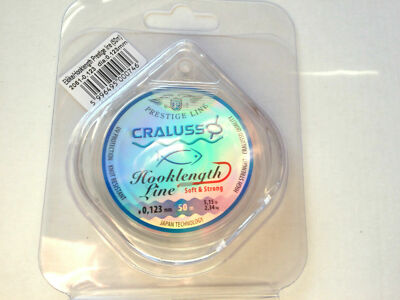 Cralusso Hooklength Prestige Clear Fishing Line 50 m