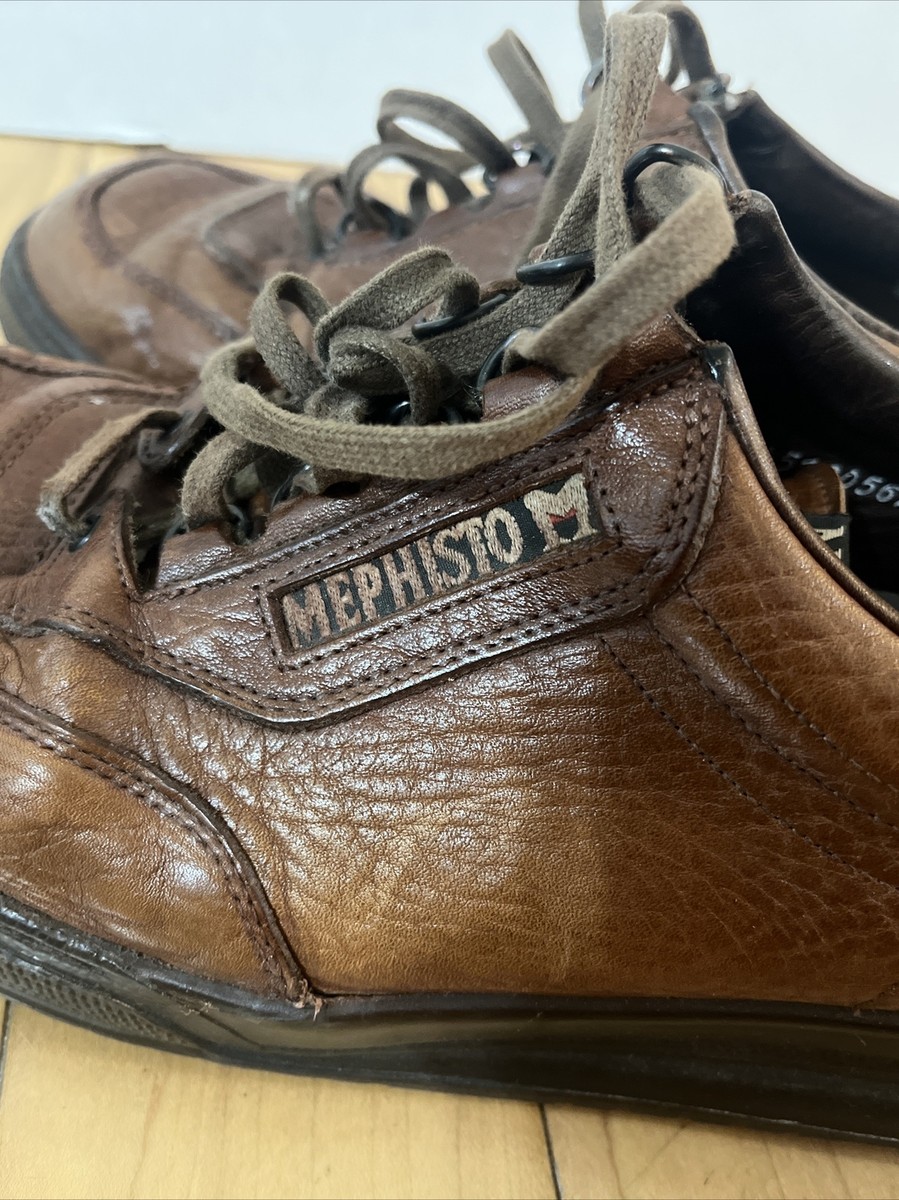 Mephisto Runoff Mens 9.5 Brown Leather Sneakers Casual  display picture 3