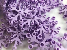 LEGO- NEW- #2417- LAVENDER-PLANT LEAVES 6 x 5 -20 PIECES