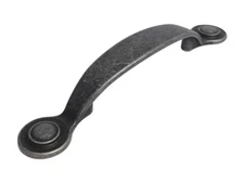 House Guard 3 3/4" Antique Pewter Kitchen Bathroom Round Ring Cabinet Pull 96MM