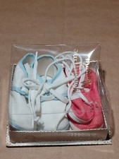 Set Of 2 Vintage Toddle Time Penneys Baby Shoes Original Box 