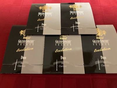 10 - Rico Grand Concert Select Bb CLARINET Reeds, # 3.5 FROM A MASTER CARTON