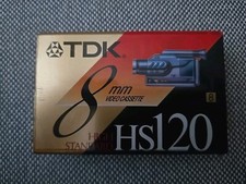 Sealed TDK 8MM Blank New CASSETTE Tape HS 120 For Camcorder Camera Video Camera