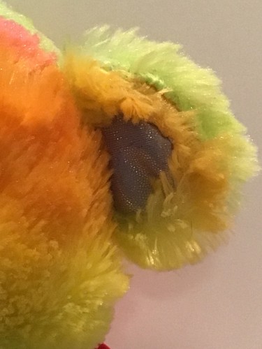 Build A Bear Plush Bright Rainbow Purple Sparkle Tie Dye 18 Inch W/shirt - Picture 5 of 6