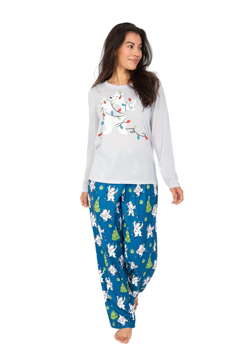 Nite Nite Munki Munki Family Matching Winter Holiday Pajama Collection Polar 9M