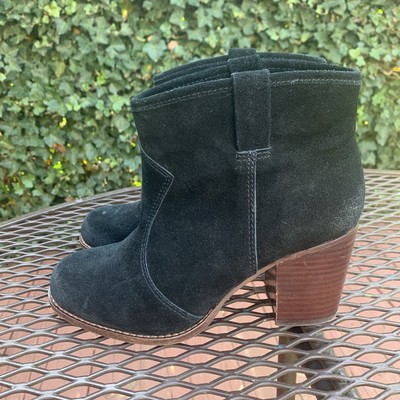 splendid black suede booties