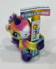 NEW Slap Happy Babies 4.5” Backpack Huggers Slap Bracelet Unicorn Plush