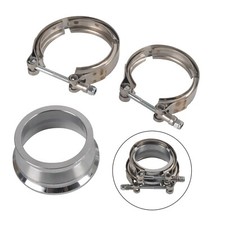 2.5 To 3 Id Stainless Steel Exhaust V-band Adapter Flange Reducer Wclamp