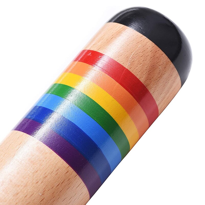 Rain Stick,Wooden Rain Maker Rattle Shaker Rainfall Tube, Musical6025