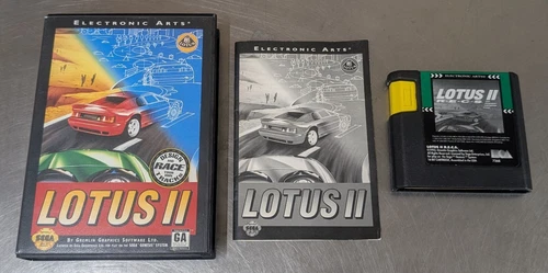 1993 Sega Genesis Lotus II CIB *Very Good Condition*