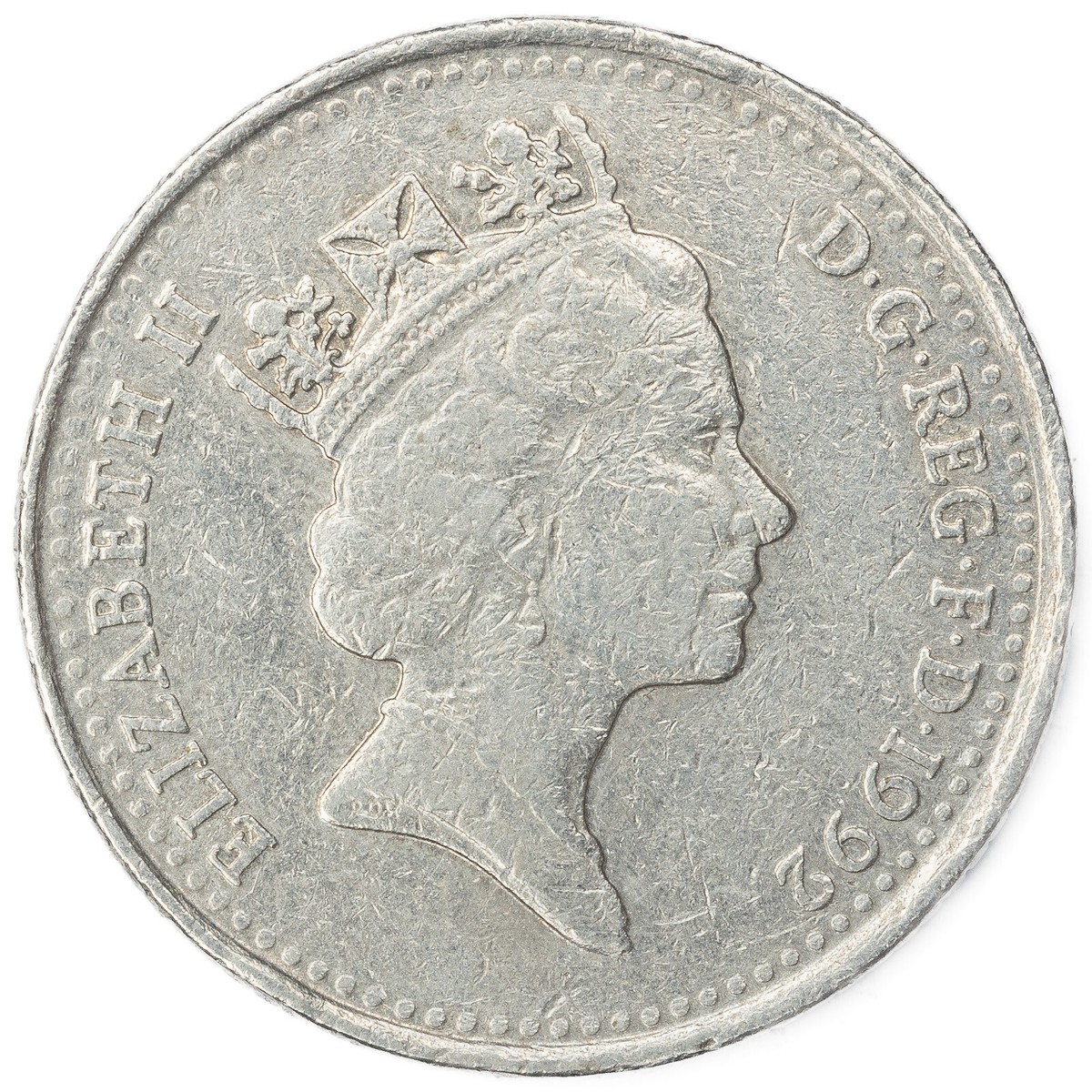 1992 Great Britain Elizabeth II Ten Pence coin | eBay