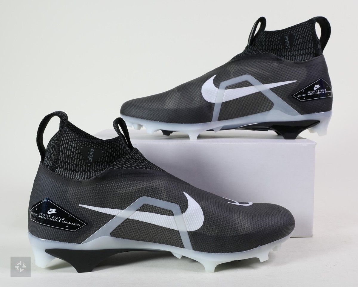 Size 12.5 WIDE Nike Alpha Menace Elite 3 P Black Mens Football Cleats DH1350-001 Nike Alpha Menace Elite 3 Black Football Cleats Size 12.5-13  main image 4