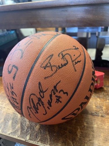 1998-99 Houston Rockets Signed Basketball Barkley Pippen Olajuwon PSA DNA Coa - Picture 10 of 12