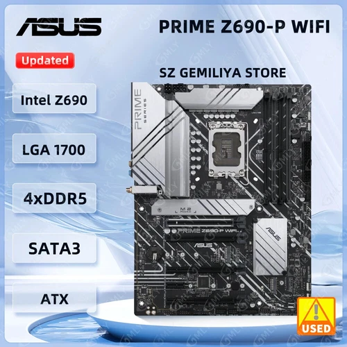ASUS Prime Z690-P WiFi LGA 1700(12th&13th Gen) ATX motherboard (PCIe 5.0,DDR5)