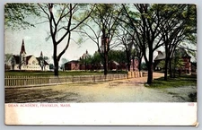 Dean Academy Franklin MA Early 1900's UDB Postcard T12