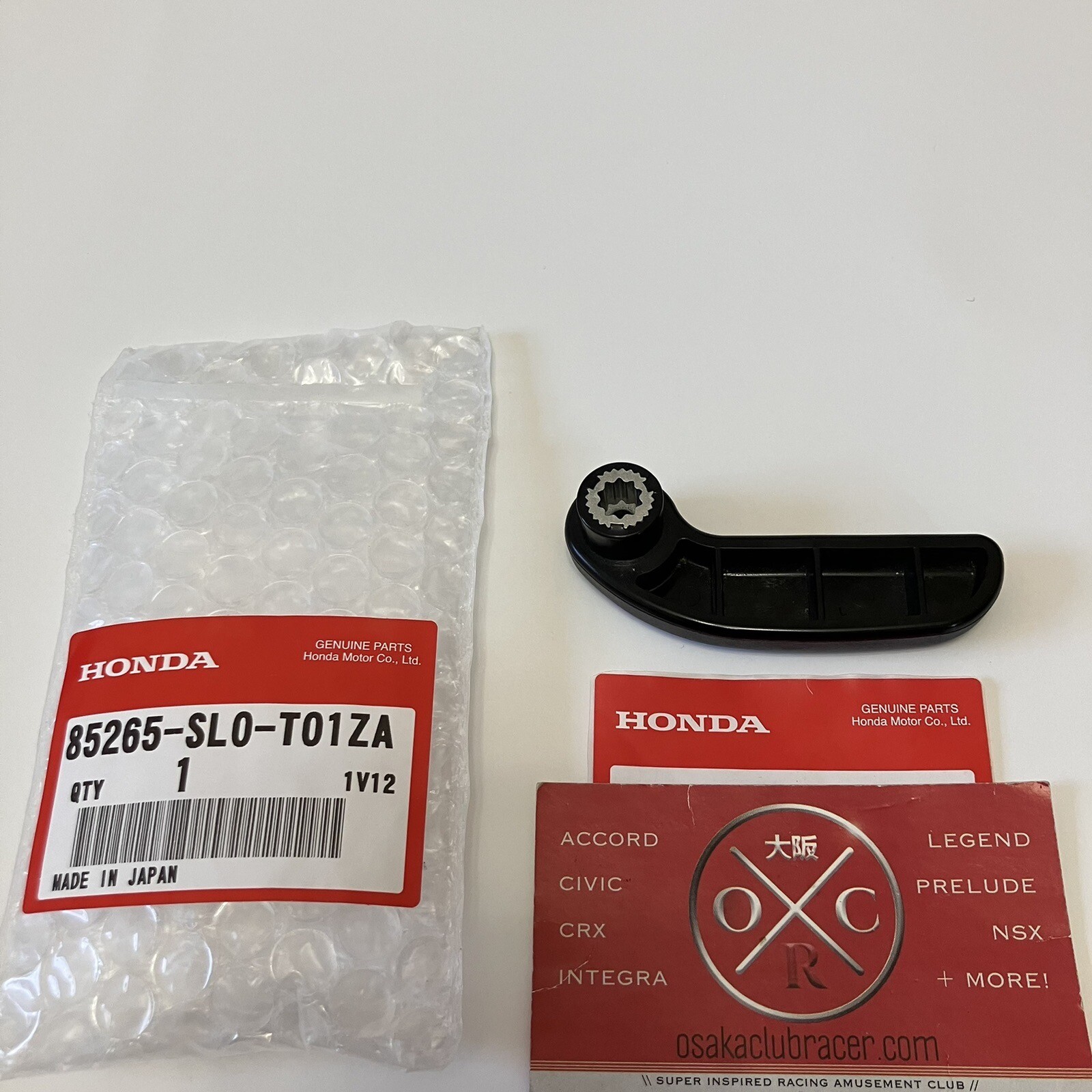 Genuine OEM Honda Acura NSX-T DRIVER’S LEFT Targa Top Release Lock Handle 95-05