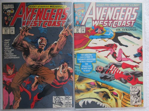 The West Coast Avengers Comics (Marvel Comics, 1988) Lot of 6 Comics--Ungraded - Picture 3 of 3