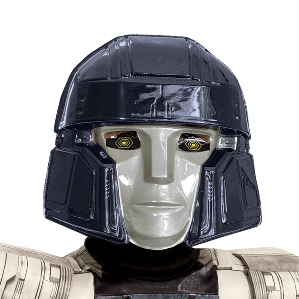 Official Megatron Costume Kids Muscle Jumpsuit Mask Halloween Outfit 80s Style - Image 2 of 4