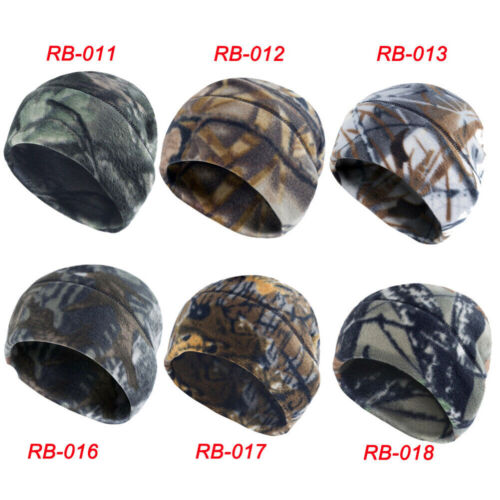 Tactical Thermal Skull Cap Winter Warm Skiing Hiking Fleece Beanie Hat Men Womem - Picture 3 of 23