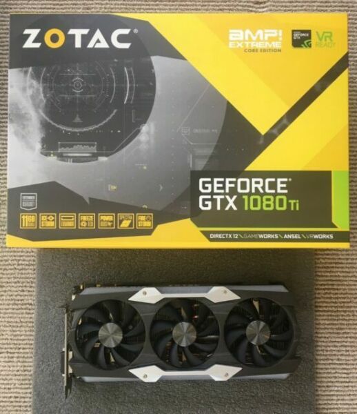 Zotac Geforce Gtx 1080 Ti Amp Extreme Core Edition 11gb For Sale Online Ebay