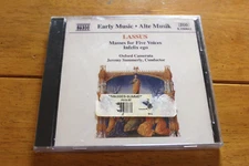 JEREMY SUMMERLY "LASSUS MASSES FOR FIVE VOICES INFELIX EGO" CD [NEW SEALED]