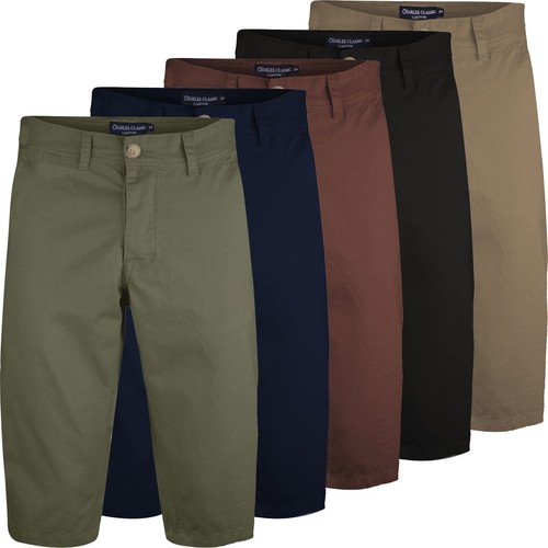 Chino Shorts Bottoms Cotton Pants 