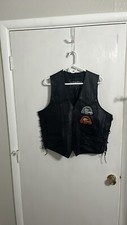 Unik vintage leather vest  