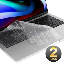 Against Key Wear, 2pack Keyboard Protector Skin Film for Macbook Pro 13" 14" 16"
