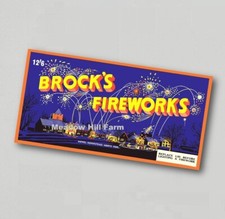 Fridge Magnet Brocks Fireworks Retro Vintage Advert Astra Standard (2) XL Size
