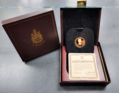 1976 Canada Olympics 1/2oz 22K Gold Proof Coin with COA | eBay