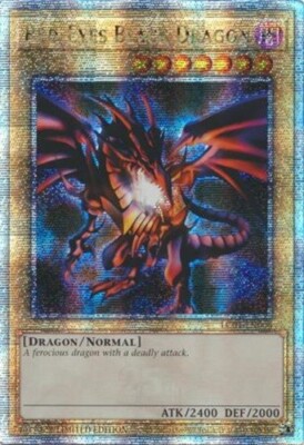 *** RED-EYES BLACK DRAGON *** QUARTER CENTURY SECRET RARE LC01-EN006 YUGIOH!