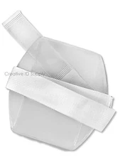 Vertical Arm Band Photo ID Badge Holder - LOT OF 5 PCS - White Strap