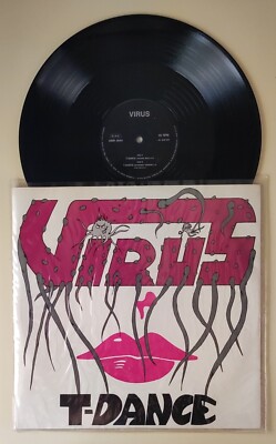LP VIRUS ''T-DANCE'' POSTRITMO 1991 ITALY ELECTRONIC HOUSE TEKNO