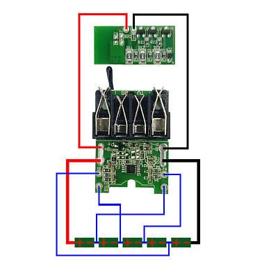 Lithium Battery Case Shell Box PCB Circuit Board Kit fit for Worx 20V Power Tool
