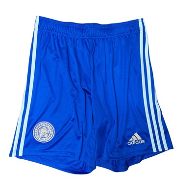 ADIDAS Men's Soccer Leicester City F.C. 22/23 Home Shorts Size Medium Blue