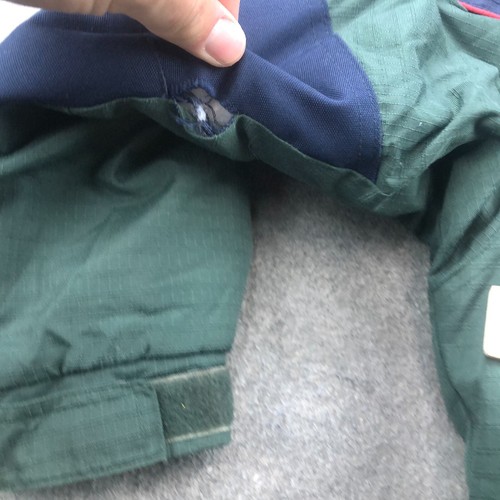 Columbia Jacket Boys Medium Green Blue Fleece Ski sow Pockets Tectonite * - Picture 7 of 11