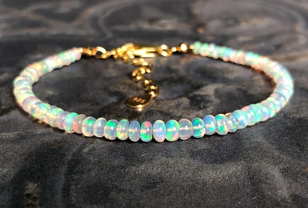 White opal sale bracelet
