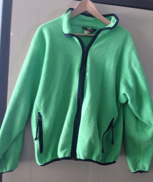 REI Fleece Women's L Large Lime Green Full Zip Up Jacket Ladies Thaw eBay