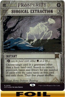 Surgical Extraction ** FOIL SHOWCASE #19 ** OTJ: Breaking News